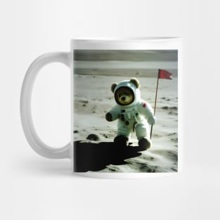 Teddy in a Space suit on the Moon Mug